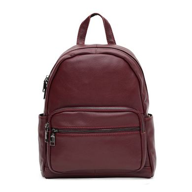 Рюкзак женский кожаный Borsa Leather k110086w-bordo