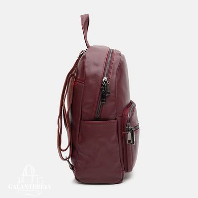 Рюкзак женский кожаный Borsa Leather k110086w-bordo