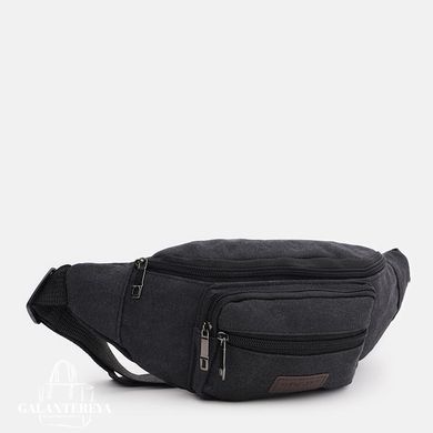 Сумка на пояс мужская Monsen C1HSSA0549bl-black черная
