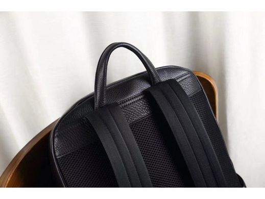 Мужской кожаный рюкзак Tiding Bag B3-161A черный