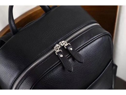 Мужской кожаный рюкзак Tiding Bag B3-161A черный