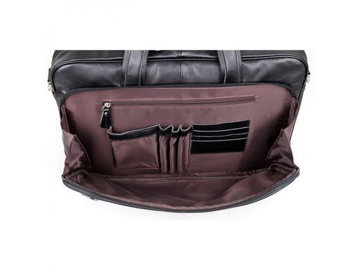 Кожаная сумка для ноутбука Tiding Bag 7367A черный