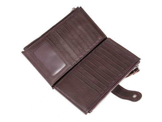 Портмоне мужское кожаное Tiding Bag 8057C коричневый