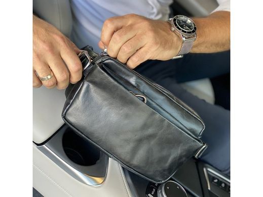 Сумка на пояс чоловіча шкіряна Tiding Bag 1001A