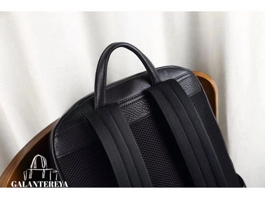 Мужской кожаный рюкзак Tiding Bag B3-161A черный