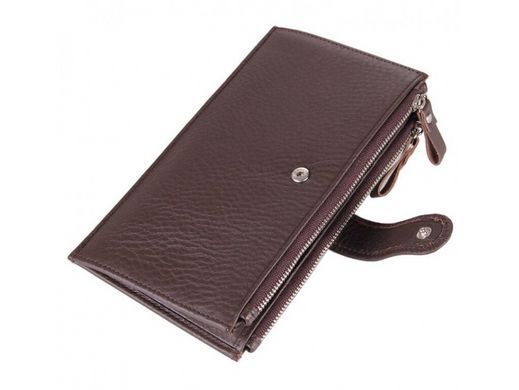 Портмоне мужское кожаное Tiding Bag 8057C коричневый