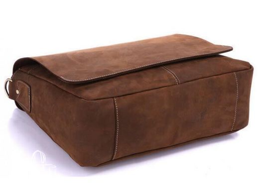 Мужская кожаная черная сумка Tiding Bag 7108