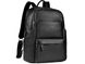 Мужской кожаный рюкзак Tiding Bag B3-161A черный 1