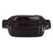 Сумка мужская на пояс кожаная Borsa Leather 1t166m-black 1