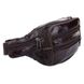 Сумка мужская на пояс кожаная Borsa Leather 1t166m-black 2