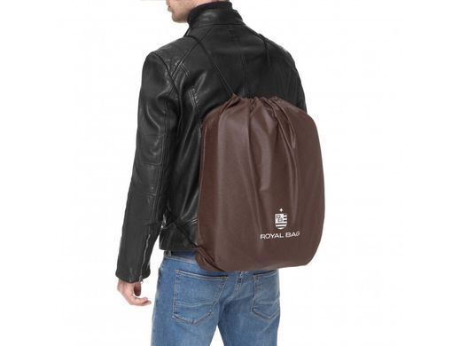 Мужская кожаная сумка для ноутбука Royal Bag RB002A черный