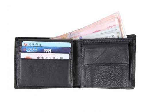 Мужское кожаное портмоне Tiding Bag 8063C коричневый