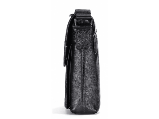 Мужской кожаный мессенджер Tiding Bag M38-3107A черный
