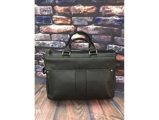 Мужская кожаная сумка для ноутбука Tiding Bag t1096A черный