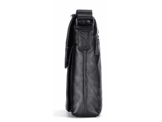 Мужской кожаный мессенджер Tiding Bag M38-3107A черный