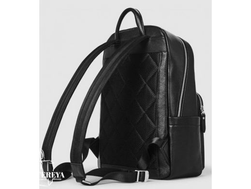 Мужской кожаный рюкзак Tiding Bag B3-153A черный