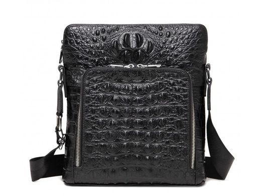 Мужской кожаный черный мессенджер Tiding Bag A25F-7607-3A