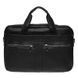 Сумка мужская кожаная Borsa Leather k11120a-black 1