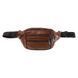Сумка на пояс мужская кожаная Keizer K1166-brown 2