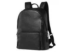 Мужской кожаный рюкзак Tiding Bag B3-122A черный