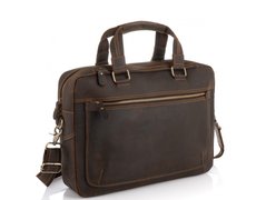 Винтажная сумка для ноутбука мужская кожаная Tiding Bag D4-005R