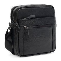 Сумка чоловіча шкіряна Borsa Leather K12333-black