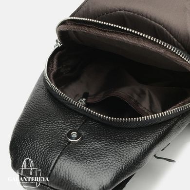 Рюкзак мужской кожаный Keizer k1313-black