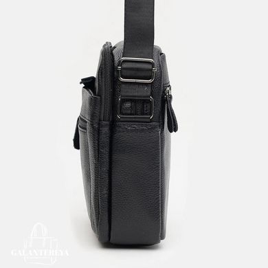 Сумка чоловіча шкіряна Borsa Leather K12333-black