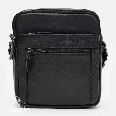 Сумка чоловіча шкіряна Borsa Leather K12333-black