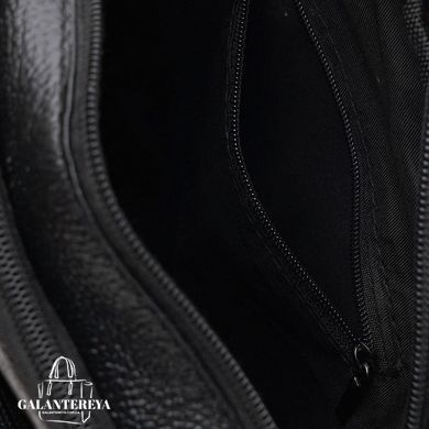Сумка чоловіча шкіряна Borsa Leather K12333-black