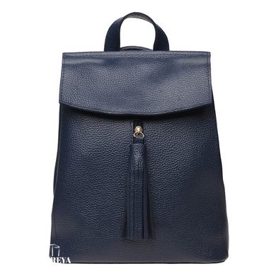 Женский кожаный рюкзак Ricco Grande 1L915-blue синий