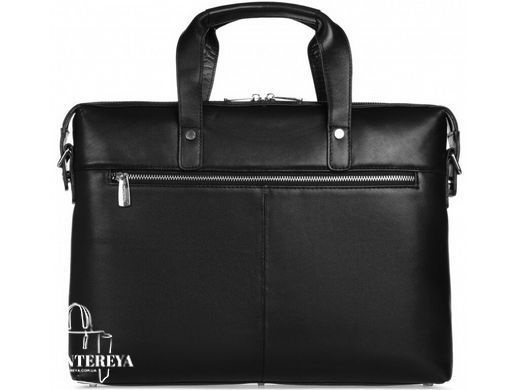 Мужская кожаная сумка для ноутбука Royal Bag RB004A черный