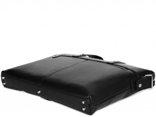 Мужская кожаная сумка для ноутбука Royal Bag RB004A черный