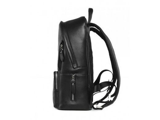 Мужской кожаный рюкзак Tiding Bag B3-122A черный