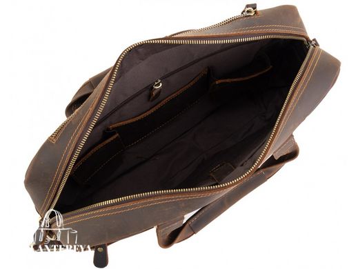 Винтажная сумка для ноутбука мужская кожаная Tiding Bag D4-005R