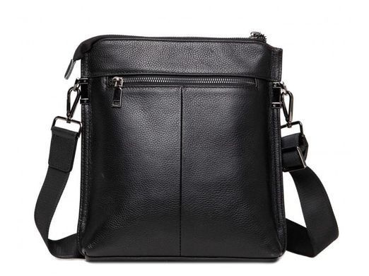 Мужской кожаный черный мессенджер Tiding Bag A25F-8868A