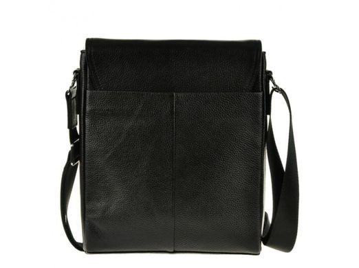 Мужской кожаный черный мессенджер Tiding Bag M2994A
