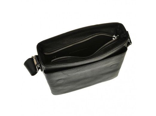 Мужской кожаный черный мессенджер Tiding Bag M2994A