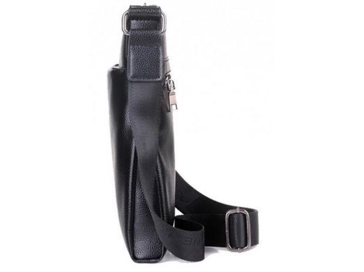 Мужской кожаный черный мессенджер Tiding Bag A25F-8868A