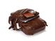 Мужской кожаный коричневый рюкзак Tiding Bag 7007C 4