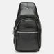 Рюкзак мужской кожаный Keizer k1313-black 2