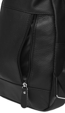Сумка слінг чоловіча (однолямковий рюкзак) шкіряний Borsa Leather K1318-brown коричневий