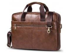 Кожаная мужская сумка для ноутбука Bexhill Bx1279C коричневый