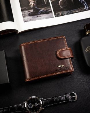 Кошелек мужской кожаный Peterson PTN WL-0305L-COM