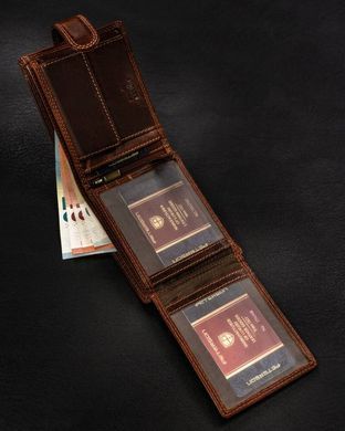 Кошелек мужской кожаный Peterson PTN WL-0305L-COM