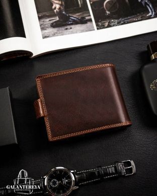 Кошелек мужской кожаный Peterson PTN WL-0305L-COM