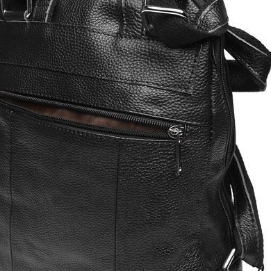 Женский кожаный рюкзак Keizer K1152-black черный