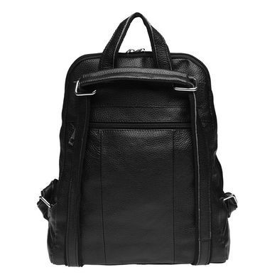 Женский кожаный рюкзак Keizer K1152-black черный