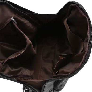 Женский кожаный рюкзак Keizer K1152-black черный