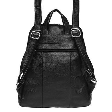 Женский кожаный рюкзак Keizer K1152-black черный